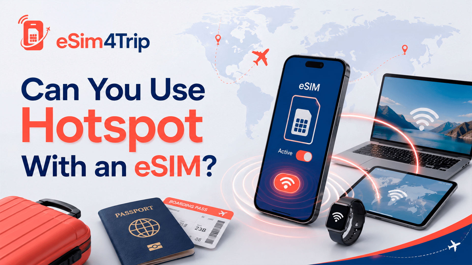 eSIM hotspot and mobile tethering travel guide