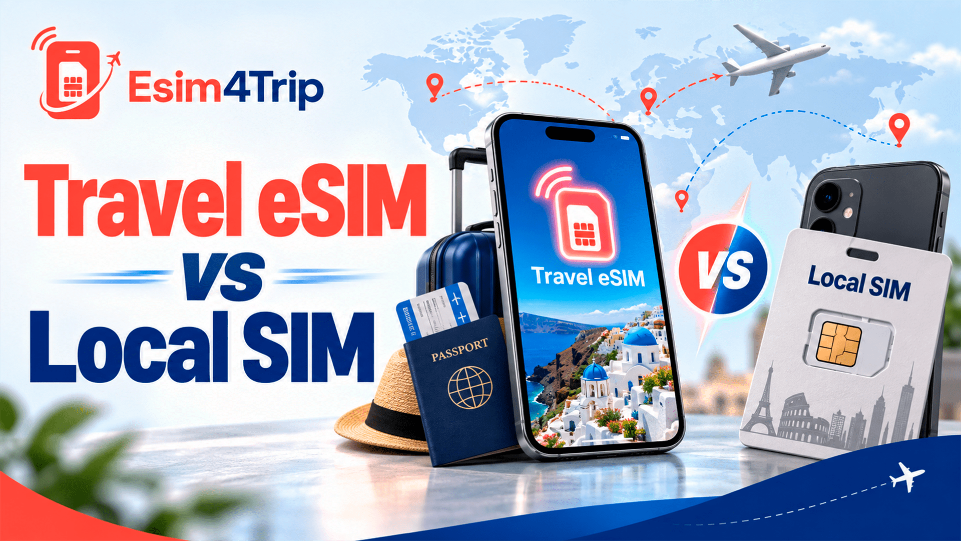Travel eSIM vs local SIM comparison for international travel